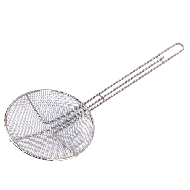 Zhaosheng Hardware - Cucharón de malla fina con colador de alambre de 7' para cocinar y freír