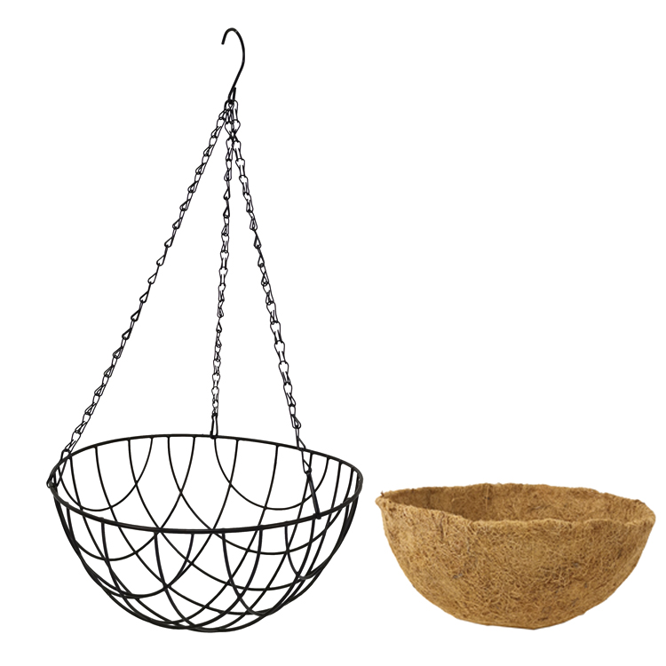 Zhaosheng Hardware - Cestas colgantes de cocos para decoración del hogar de 12.0 in