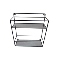 Zhaosheng - Estante de alambre para el hogar, soporte de pared para baño, estante de almacenamiento para cocina, soporte para especias