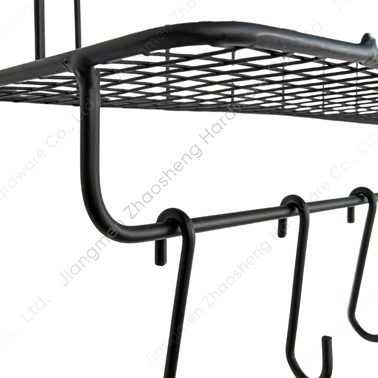 Zhaosheng Hardware - Organizador de suspensión de pared, cesta colgante, puerta, despensa, estante de almacenamiento, estantes flotantes de madera para montaje en pared