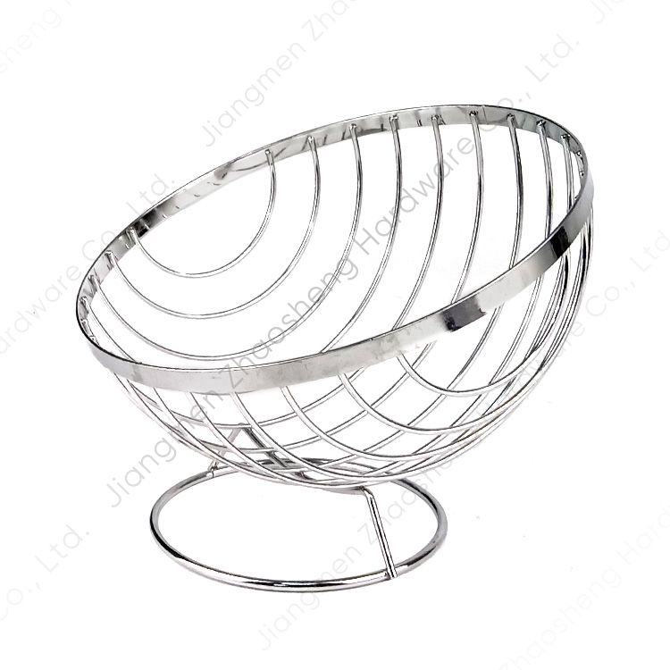 Zhaosheng Hardware - Cocina Hierro Alimentos Y Verduras Soporte De Exhibición Alambre Cestas De Pan Estante Decorativo Fruteros De Metal