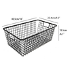 Zhaosheng Hardware - Cesta de almacenamiento de alambre de metal para despensa, cesta de almacenamiento para baño, cocina