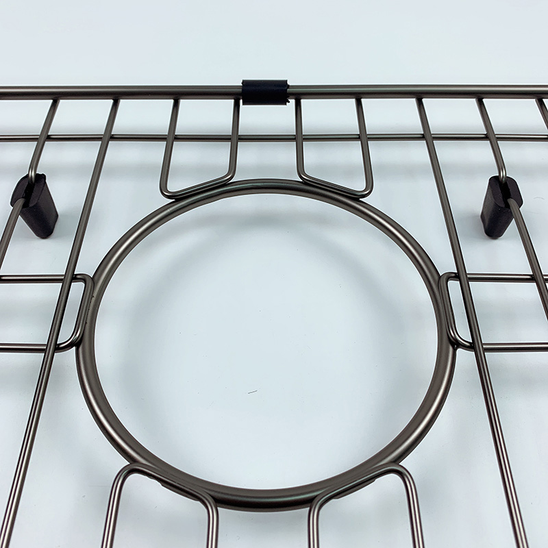 Zhaosheng Hardware - Rejilla inferior del fregadero Rejilla de alambre para fregadero Protector de fregadero de cocina de baño de acero inoxidable