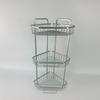 Zhaosheng - Estante de baño de Aluminio, Organizador de Inodoro, Carrito de Ducha, Estante de Almacenamiento de Esquina montado en la Pared