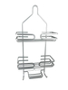 Zhaosheng - Estante de baño colgante para ducha de aluminio con soporte para champú sobre el cabezal de ducha
