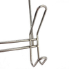 Zhaosheng Hardware - Ganchos para colgar sobre la puerta, estante para colgar llaves de baño, perchas de puerta de metal, gancho para ropa y toallas