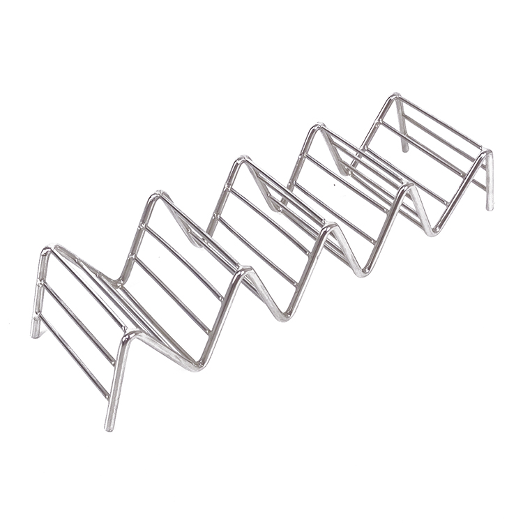 Zhaosheng Hardware - Soporte para tacos de acero inoxidableBandeja para hornear tacos para perros calientes