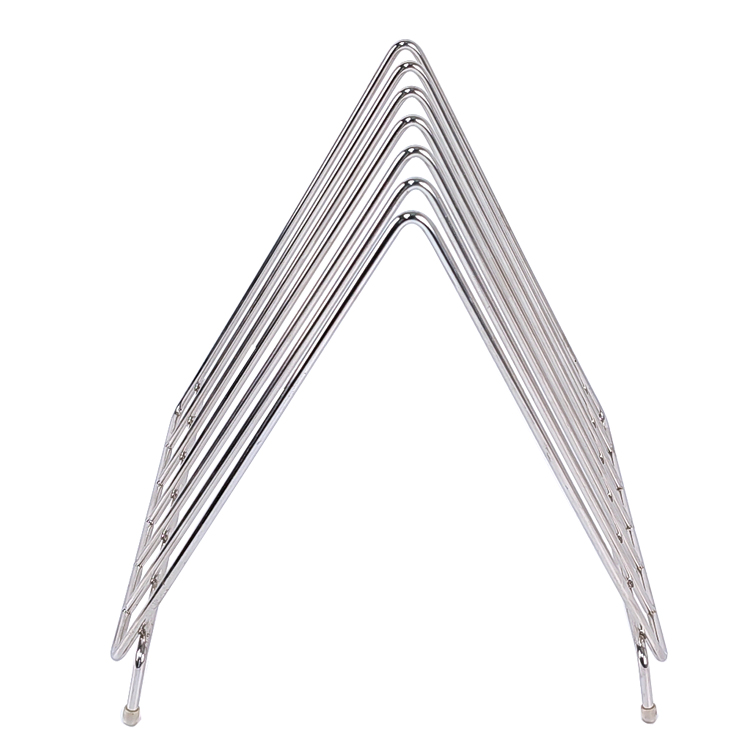 Zhaosheng Hardware - Soporte para bandeja para hornear, estante de almacenamiento para tabla de cortar de acero inoxidable con 6 ranuras