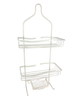 Zhaosheng - Carrito de ducha de aluminio, estante para ducha de baño, cesta de almacenamiento para baño de 2 niveles