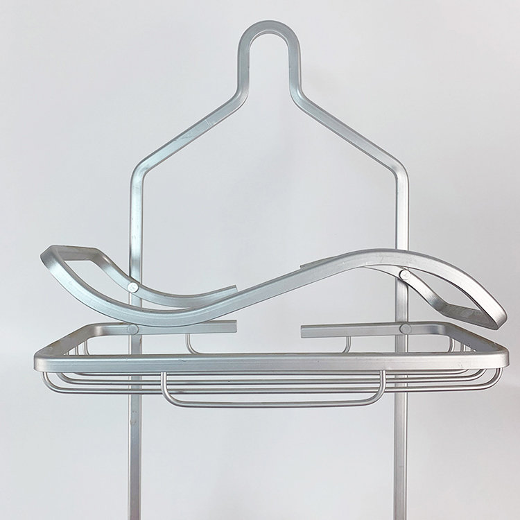 Zhaosheng - Estante de almacenamiento para baño, carrito de ducha colgante de aluminio inoxidable