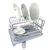 Zhaosheng Hardware - Estante para platos de aluminio, estante para secar platos de cocina de 2 niveles
