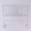 Zhaosheng Hardware - Estante de almacenamiento para soporte de hierro montado en la pared, soporte para tabla de planchar colgante con cesta de almacenamiento grande