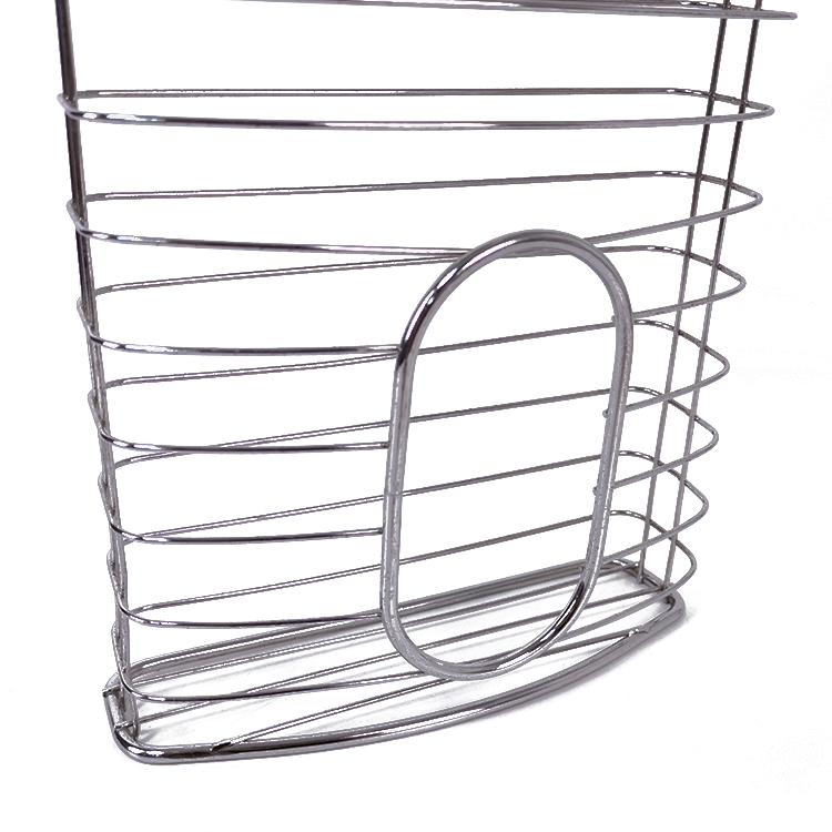 Zhaosheng Hardware - Sobre el gabinete Bolsa de comestibles Soporte de almacenamiento Bolsas de basura Ahorro Alambre de metal Organizador de bolsas de plástico