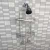 Zhaosheng - Estante de baño Colgante de Aluminio de Tres Niveles Estante de Almacenamiento para baño Organizador de Ducha Caddy