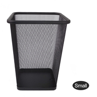 Zhaosheng Hardware -Cubo de Basura Baño Comercial Cubo de Basura de Malla metálica Redonda Bote de Basura Botes de Basura Cesta de Basura de Malla