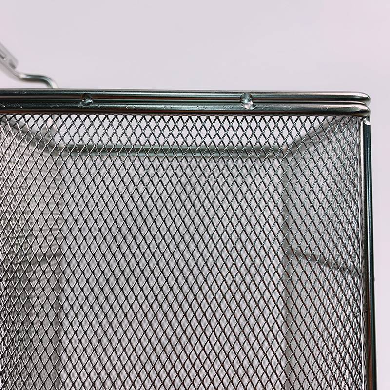 Zhaosheng Hardware - Cesta coladora de pasta de malla de acero inoxidable con asas de plástico