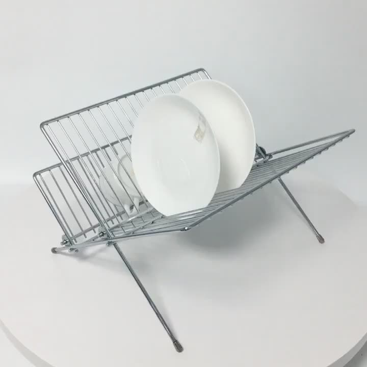 Zhaosheng Hardware - Escurreplatos plegable para secar platos - Cromado