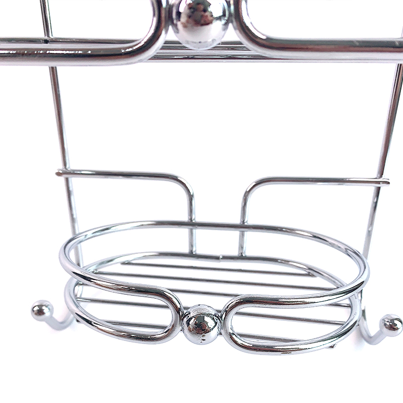 Zhaosheng - Estante de baño de 3 capas con carrito de ducha colgante de alambre