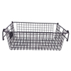Zhaosheng Hardware - Cesta de almacenamiento apilable para frutas, verduras, alimentos, cesta de almacenamiento apilable de alambre de metal