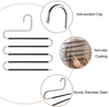 Hardware Zhaosheng - Hangers de estante de pantalones de 5 capas multifuncionales