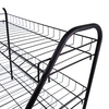 Zhaosheng Hardware - Estante de metal para zapatos, organizador ajustable para zapatos para el gabinete de entrada del hogar