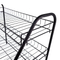 Zhaosheng Hardware - Estante de metal para zapatos, organizador ajustable para zapatos para el gabinete de entrada del hogar