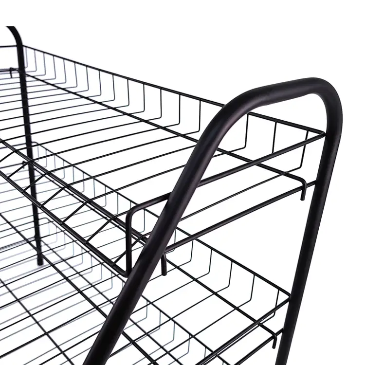 Zhaosheng Hardware - Estante de metal para zapatos, organizador ajustable para zapatos para el gabinete de entrada del hogar