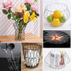 Zhaosheng Hardware - Cesta de frutas plegable, cesta de frutas de alambre de metal de hierro