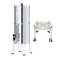 Zhaosheng Hardware - Soporte para filtros de agua por gravedad de acero inoxidable, soporte para dispensador de agua