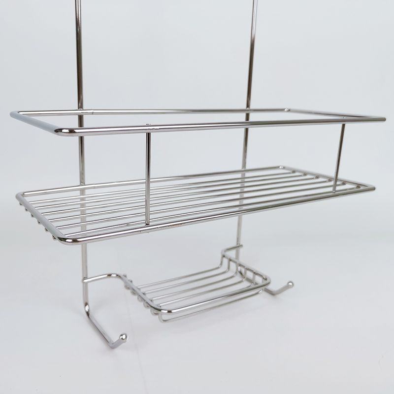 Zhaosheng - Organizador de almacenamiento para baño sobre el cabezal de ducha, estante de cocina, estante de ducha, carrito de ducha colgante
