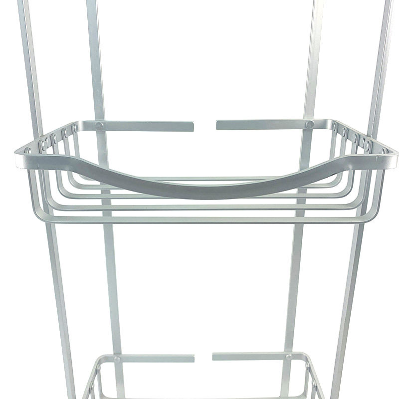 Zhaosheng - Estante de almacenamiento para baño, accesorios, estante para el suelo, estante independiente para baño de aluminio