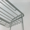 Zhaosheng - Estante de pie para jabón y champú para toallas de baño de 2 niveles, estante para carrito de ducha de aluminio