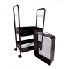 Zhaosheng Hardware - Carro utilitario con ruedas de metal Carro de almacenamiento móvil Carro de arte artesanal para cocina, baño, oficina