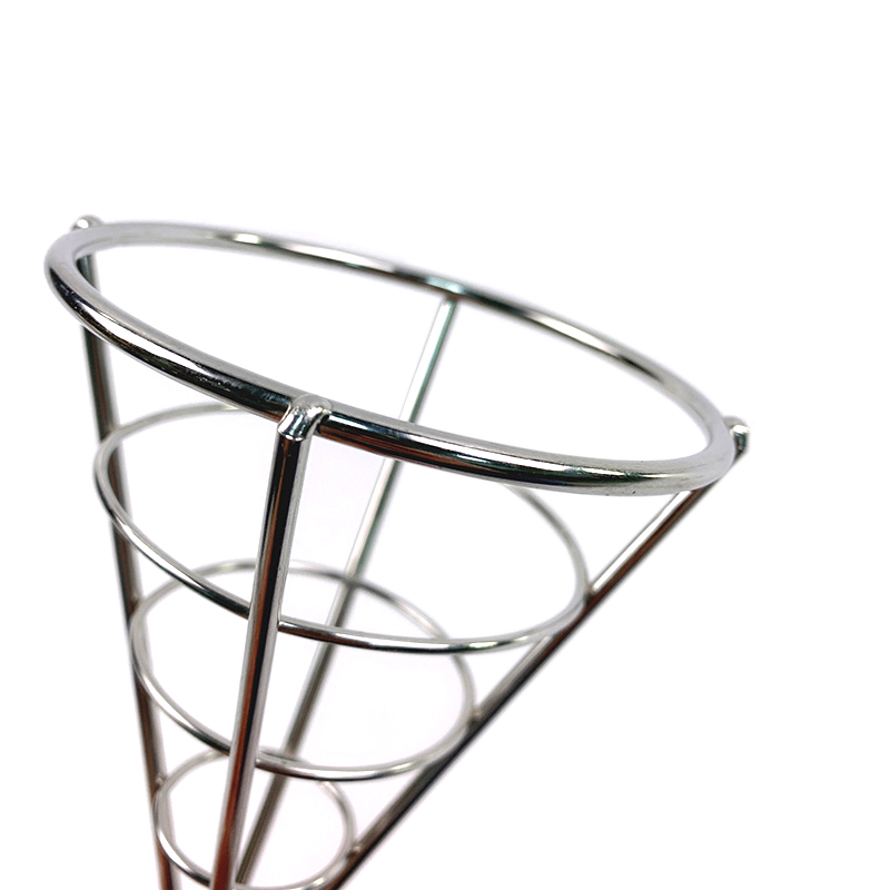 Zhaosheng Hardware - Soporte de metal para conos para patatas fritas, soporte para conos de helado de acero inoxidable