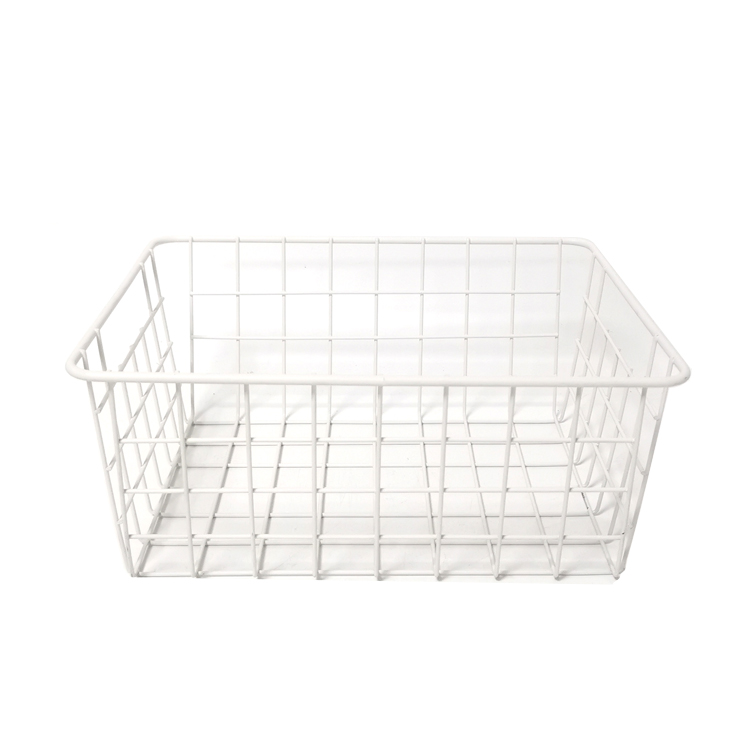 Zhaosheng Hardware - Cesta de almacenamiento de hierro con asa para despensa y baño