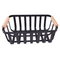 Zhaosheng Hardware - Organizador de encimera de baño, despensa de cocina, cesta de almacenamiento de hierro y metal con mango de madera