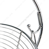 Zhaosheng Hardware - Decoración Metal Plata Frutero Almacenamiento Hierro Alambre Cocina Fruta Cesta con Soporte