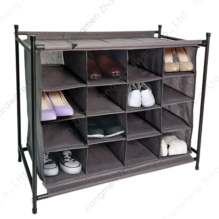 Zhaosheng Hardware - Zapatero de almacenamiento Cubby con estante para zapatos de 16 compartimentos