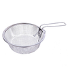 Zhaosheng Hardware - Cesta para freír patatas fritas redondas de acero inoxidable con mango plegable