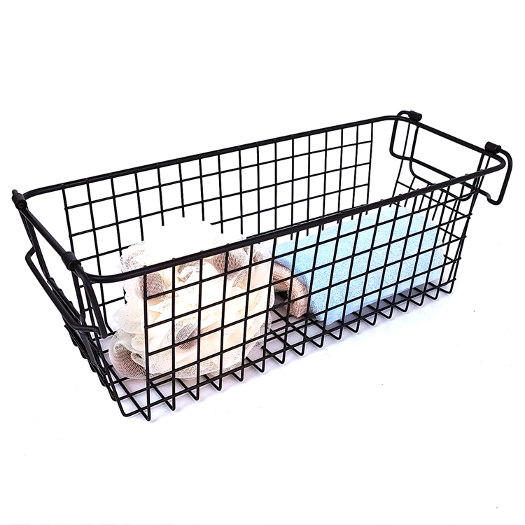 Cesta de alambre apilable