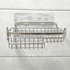 Zhaosheng - Estante de baño de Alambre de Metal, Estante de Almacenamiento de baño montado en la Pared, Carrito de Ducha Adhesivo