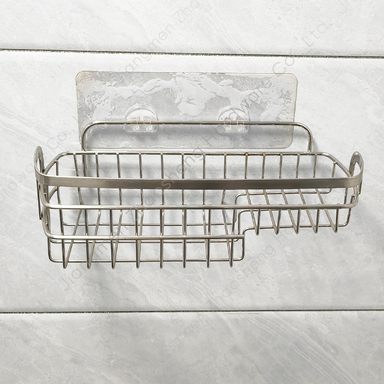 Zhaosheng - Estante de baño de Alambre de Metal, Estante de Almacenamiento de baño montado en la Pared, Carrito de Ducha Adhesivo
