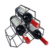 Zhaosheng Hardware - Estante para botellas de vino/soporte para botellas de vino de metal en forma de panal