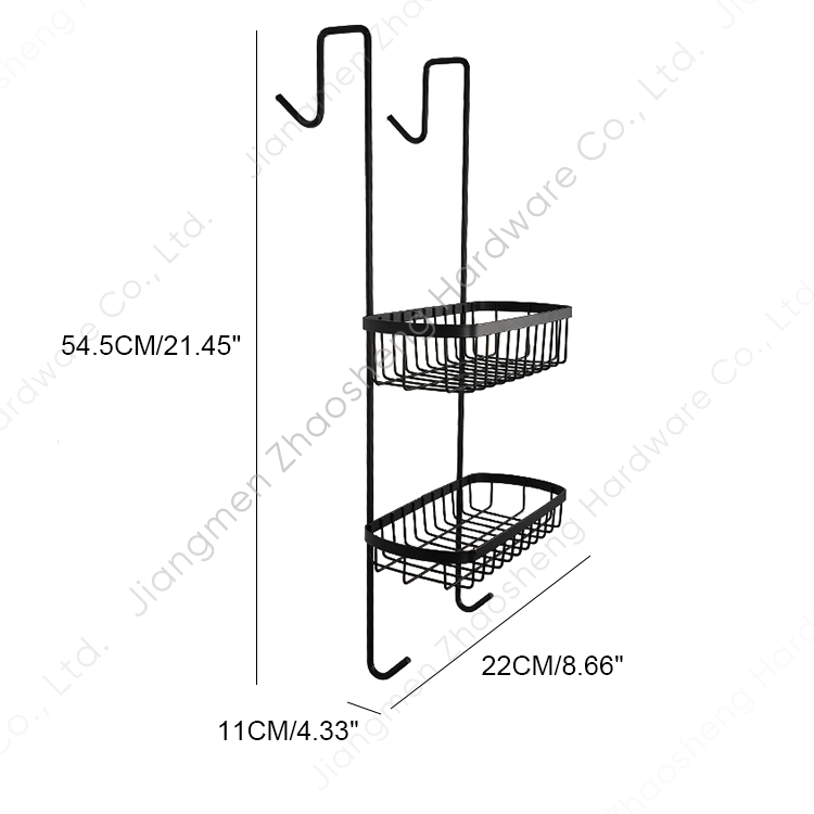 Zhaosheng Hardware - Organizador de almacenamiento para baño sobre la puerta de la ducha