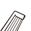 Zhaosheng Hardware - Estante colgante para tarros de especias, soporte para botellas de especias, estante de pared para cocina, especias de acero y metal