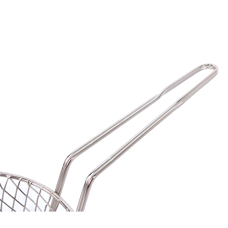Zhaosheng Hardware - Cesta para freír de malla gruesa de 10.0 in, colador de cocina, cesta culinaria
