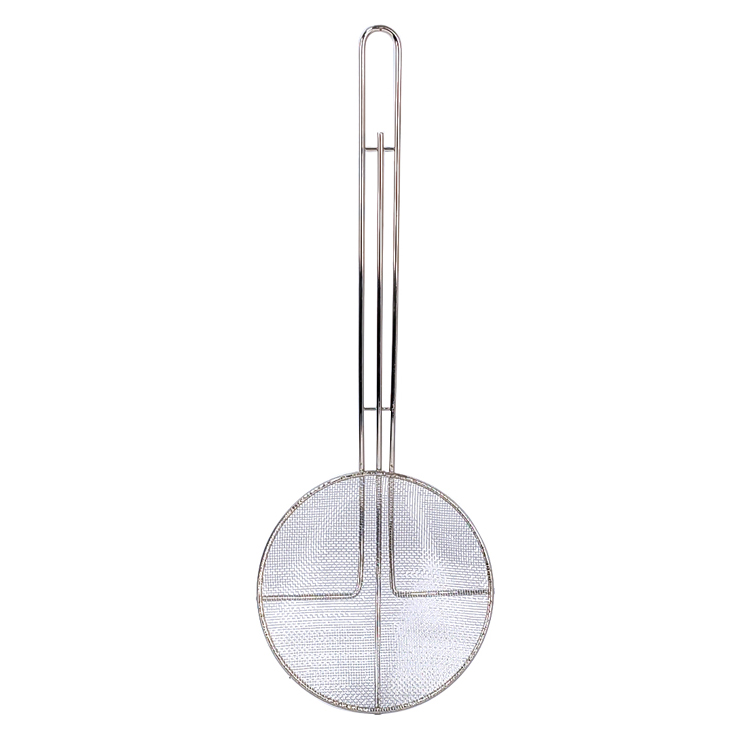 Zhaosheng Hardware - Cucharón de malla fina con colador de alambre de 7' para cocinar y freír