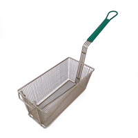 Zhaosheng Hardware - Cesta de freidora de alambre rectangular con gancho frontal