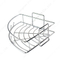 Zhaosheng - Organizador de baño, estante de almacenamiento, sin perforación, estante de ducha, adhesivo, montaje en pared, estante de pared de esquina