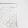 Zhaosheng Hardware - Estante esquinero de alambre de 2 niveles, organizador de mostrador de cocina, estante esquinero para platos